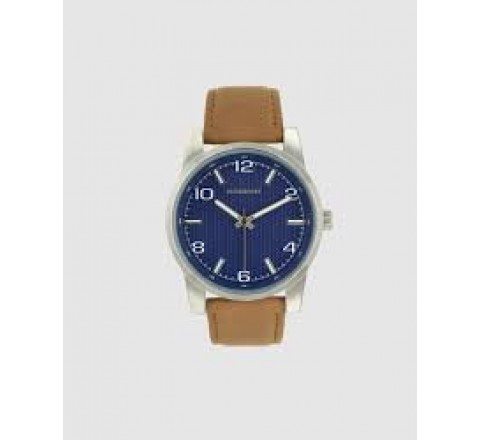 RELOJ RADIANT CORREA PIEL MARRON ESFERA AZUL RA681203