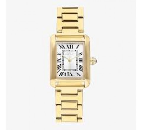 RELOJ RADIANT CAJA Y ARMIS DORADO CUADRADO RA654202