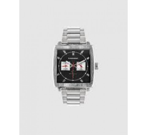 RELOJ RADIANT ARMIS ACERO CAJA CUADRADA NEGRA RA679701