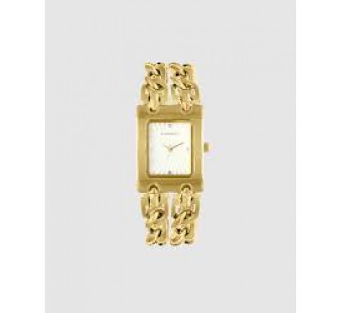 RELOJ RADIANT CAJA Y ARMIS DORADO CUADRADO RA672203