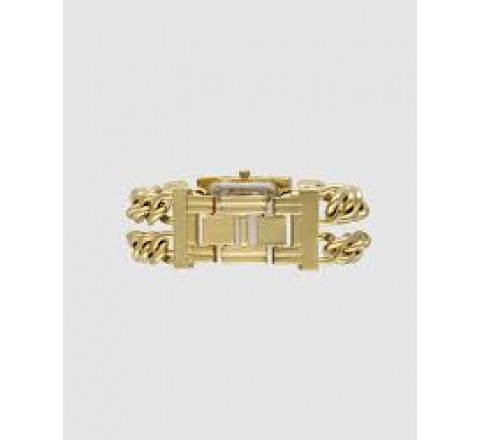 RELOJ RADIANT CAJA Y ARMIS DORADO CUADRADO RA672203