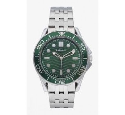 RELOJ RADIANT ACERO BISEL Y ESFERA VERDE RA653203