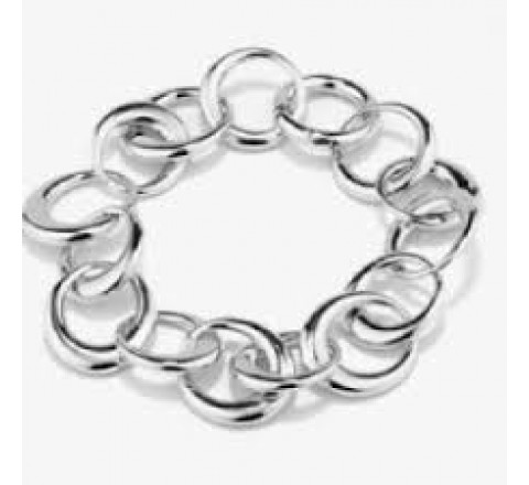 PULSERA RADIANT ACERO ESLABONES REDONDOS RY000319A