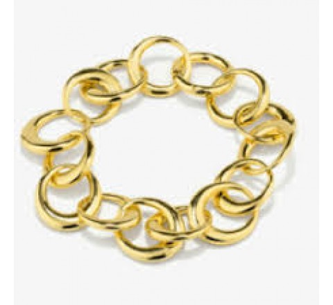 PULSERA RADIANT DORADA ESLABONES REDONDOS RY000318A