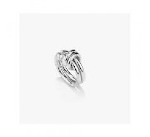 ANILLO RADIANT ACERO DOBLE CON CIRCONITA N?14 RY000256-14A