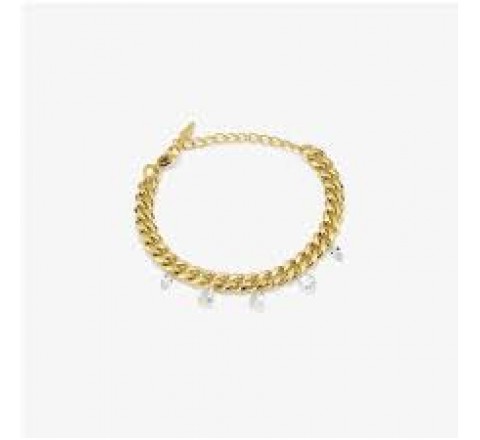 PULSERA RADIANT DORADA PIEDRAS COLGANDO RY000282A