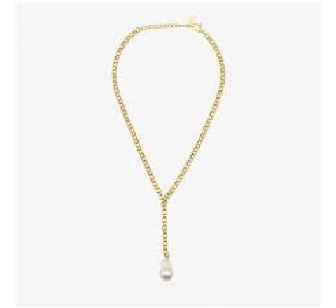 GARGANTILLA RADIANT DORADO PERLA COLGANDO RY000305A