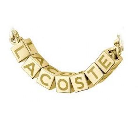 PULSERA LACOSTE ACERO DORADO ESLABONES 2040522
