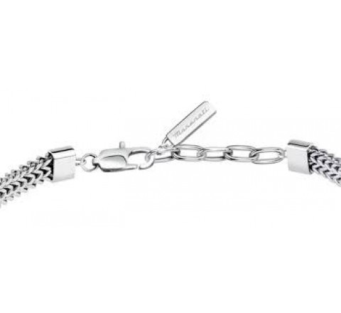 PULSERA MASERATI ACERO ESLABONES LOGO JM425AVD104