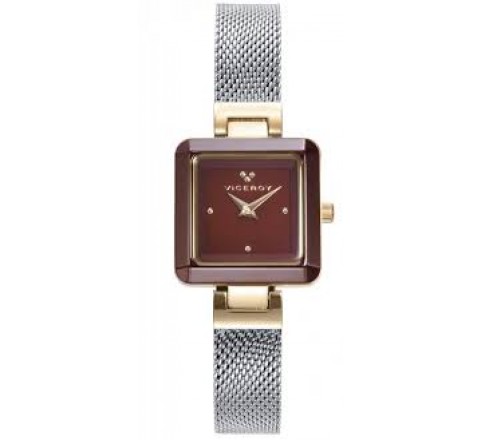 RELOJ VICEROY ARMIS ACERO CAJA DORADA CERAMICA 401182-47