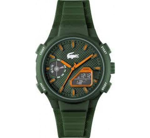 RELOJ LACOSTE ANALOGICO DIGITAL SILICONA VERDE 2011367