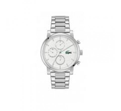 RELOJ LACOSTE CAJA Y ARMIS ACERO ESFERA BLANCA 2011452