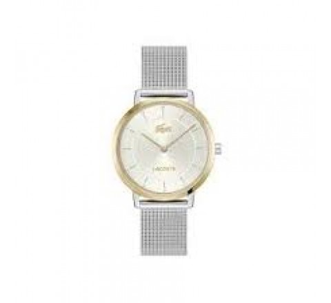 RELOJ LACOSTE ARMIS ACERO CAJA BICOLOR DORADO 2001472
