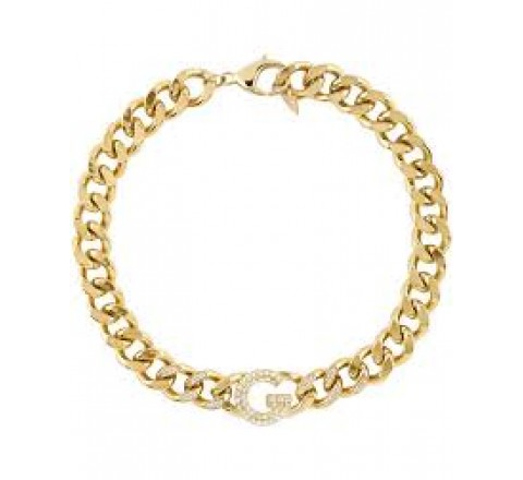 GARGANTILLA GUESS ACERO DORADO CIRCONITAS JUBN05432JWYGT-U