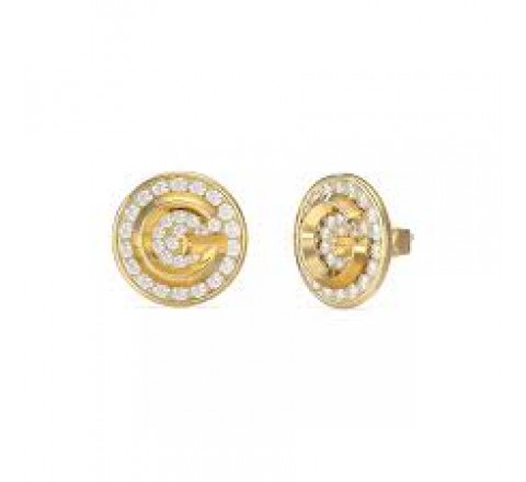 PENDIENTES GUESS ACERO DORADO CIRCONITAS JUBE05448JWYGT-U