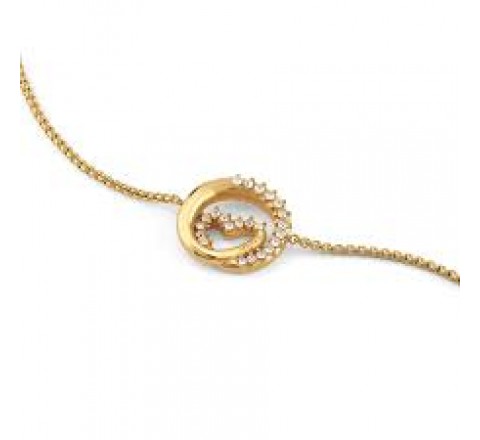 PULSERA GUESS ACERO DORADO CIRCONITAS JUBB05527JWYGS