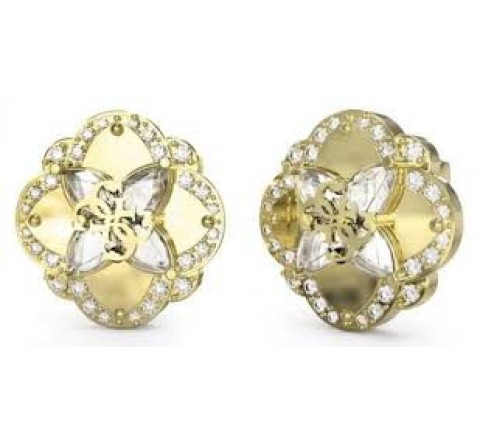 PENDIENTES GUESS ACERO DORADO CIRCONITAS JUBE05504JWYGT-U