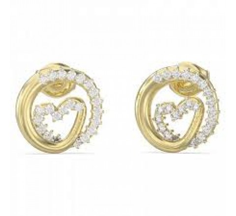 PENDIENTES GUESS ACERO DORADO CIRCONITAS JUBE05528JWYGT-U