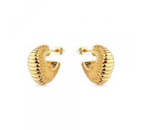 PENDIENTES GUESS ACERO DORADO ARO JUBE05337JWYGT-U