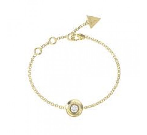 PULSERA GUESS ACERO DORADO CIRCONITAS JUBB05378JWYGS