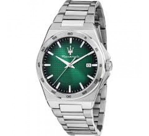 RELOJ MASERATI CAJA Y ARMIS ACERO ESFERA VERDE R8853153003