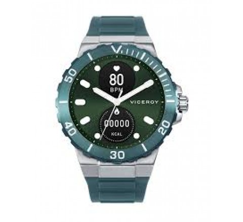 RELOJ VICEROY SMART ACERO VERDE CORREA SILICONA 41163-60