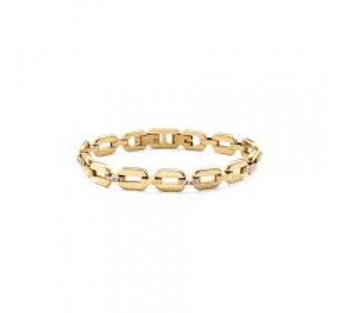 PULSERA VICEROY ACERO DORADO Y CIRCONITAS 15162P01012