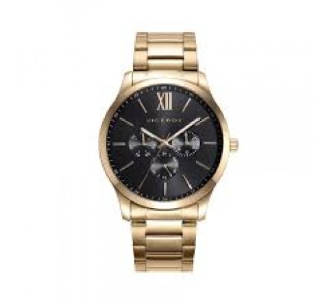 RELOJ VICEROY CAJA Y ARMIS ACERO DORADO 401187-93