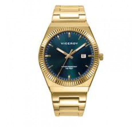 RELOJ VICEROY CAJA Y ARMIS ACERO DORADO 401433-67