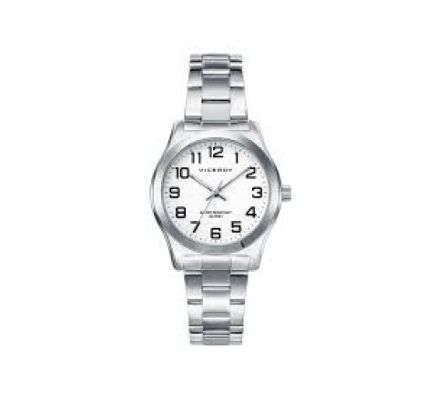 RELOJ VICEROY CAJA Y ARMIS ACERO ESFERA NUMEROS 40854-04