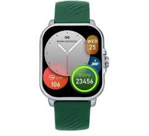 RELOJ SMART MARK MADDOX PLATEADO CORREA VERDE HS2005-10