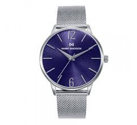 RELOJ MARK MADDOX ARMIS ACERO ESFERA AZUL HM1025-35