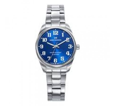 RELOJ MARK MADDOX ARMIS ACERO ESFERA AZUL NUMEROS MM1032-35