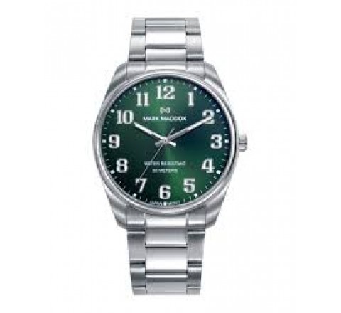 RELOJ MARK MADDOX ARMIS ACERO ESFERA VERDE HM1029-65