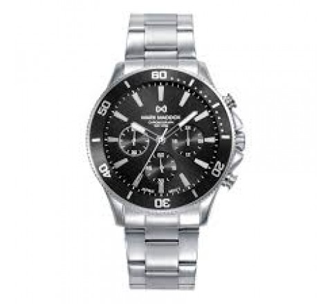 RELOJ MARK MADDOX CRONO ACERO ESFERA NEGRA HM1027-57