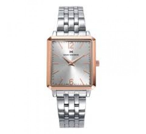 RELOJ MARK MADDOX ARMIS ACERO CAJA BISEL ROSADO MM0142-05