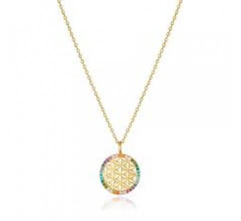 GARGANTILLA VICEROY PLATA DORADA CIRCONITAS 15123C100-39