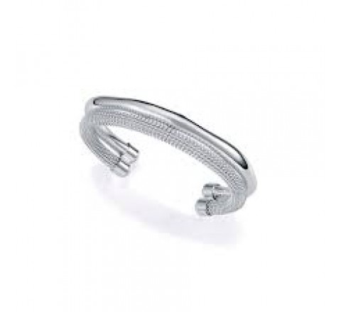 PULSERA VICEROY ACERO CHAPADO PLATA RIGIDA 14346P01000
