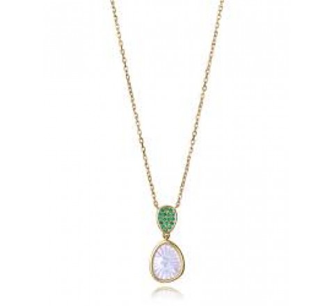 GARGANTILLA VICEROY PLATA DORADA NACAR 2364C100-92