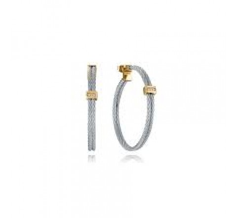 PENDIENTES VICEROY ACERO BICOLOR DORADO ARO 15193E01000