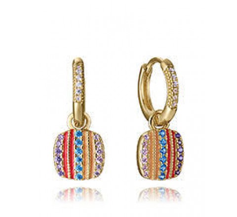 PENDIENTES VICEROY PLATA DORADA ARO CIRCONITAS 15131E100-39