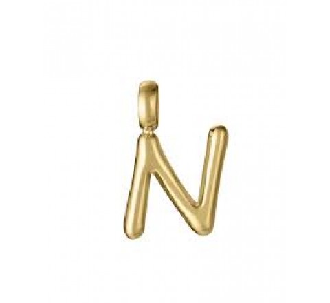 COLGANTE VICEROY ACERO DORADO LETRA N 15200M01012N
