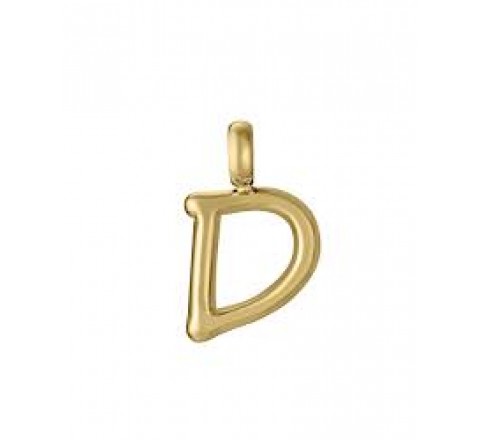 COLGANTE VICEROY ACERO DORADO LETRA D 15200M01012D