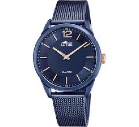 RELOJ LOTUS CAJA Y ARMIS ACERO AZUL ESFERA AZUL 18735/A
