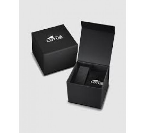RELOJ LOTUS CAJA Y ARMIS ACERO NEGRO ESFERA VERDE 18639/E