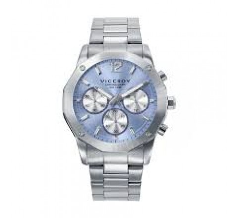 RELOJ VICEROY CAJA Y ARMIS ACERO ESFERA AZUL CLARO 401447-35
