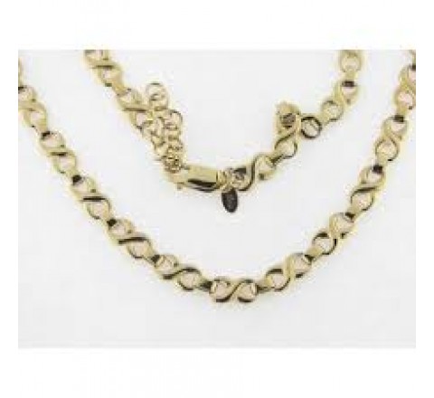 PULSERA LOTUS ACERO DORADO ESLABONES INFINITO LS2578/2/2