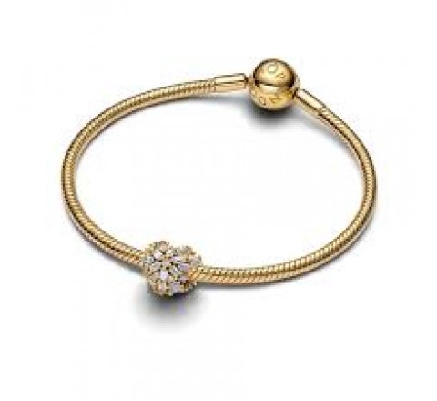 CHARM PANDORA PLATA DORADA CORAZON CIRCONITAS 764240C01