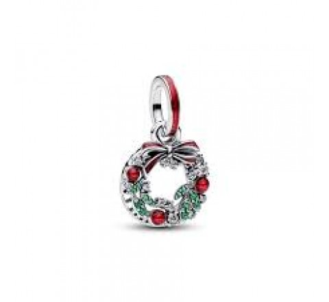 CHARM PANDORA PLATA CORONA NAVIDE?A CIRCONITAS 794238C01