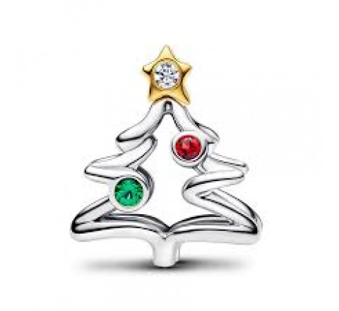 CHARM PANDORA PLATA ARBOL DE NAVIDAD 764248C01
